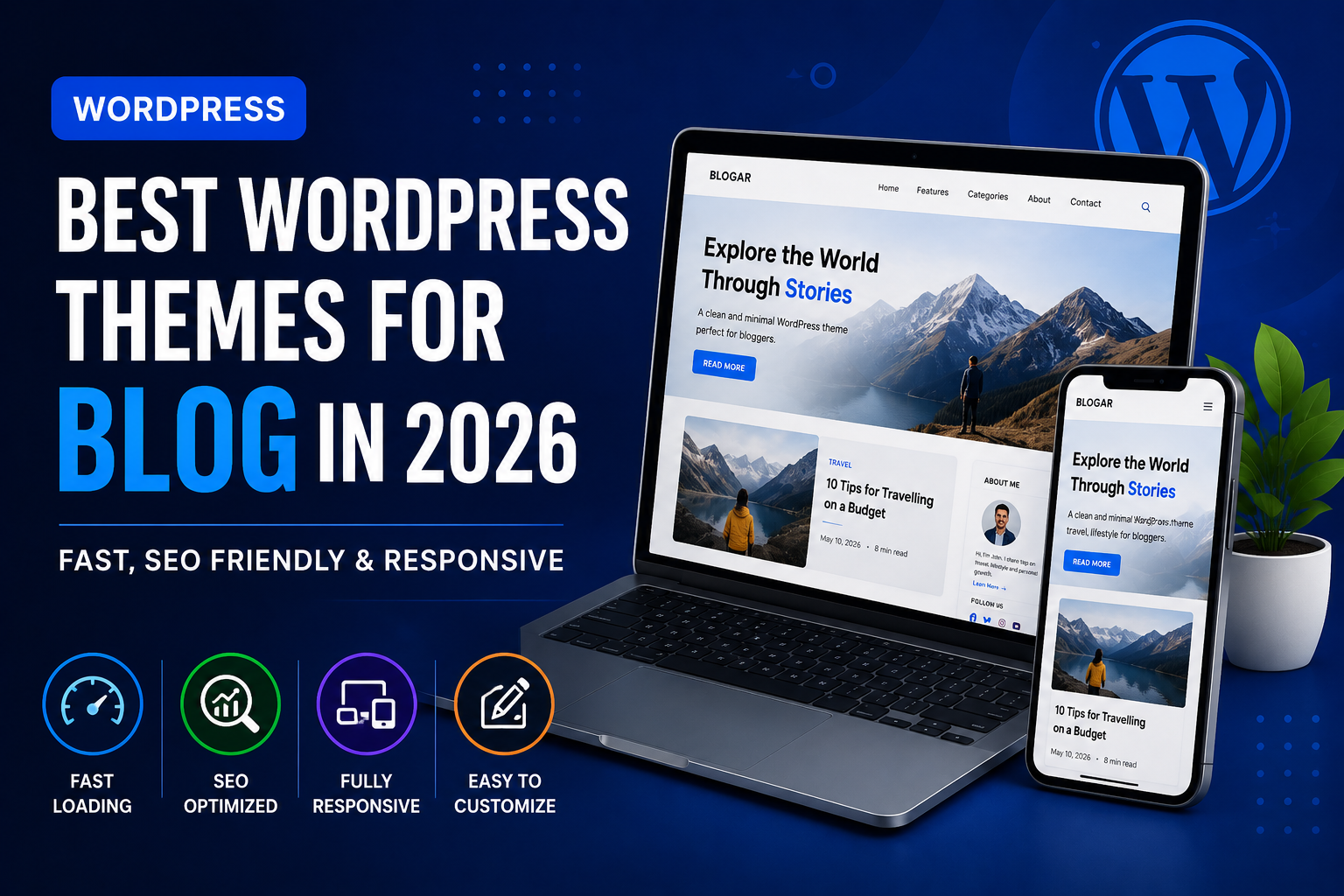 Best WordPress Themes for Blogs in 2026