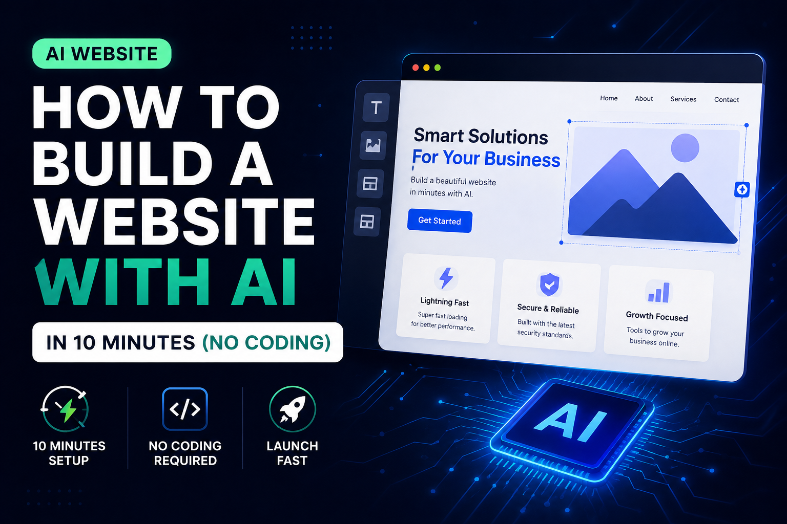 How to Build a Website with AI in 10 Minutes (No Coding)